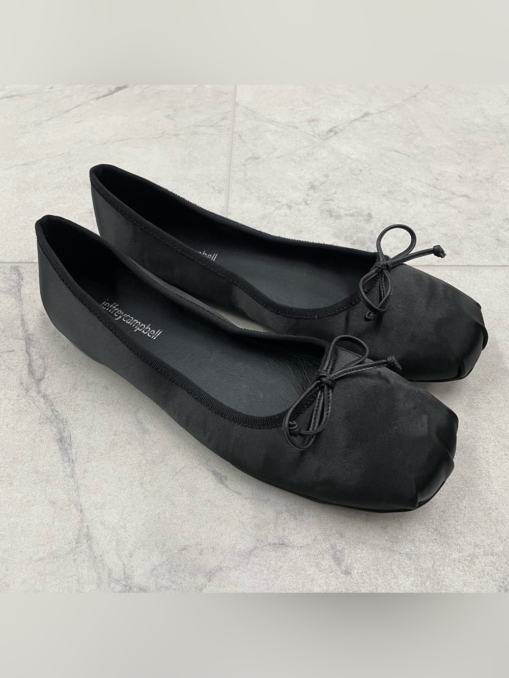 (NC-8) New Jeffrey Campbell Tutu Ballet Flats In Black Size:10